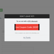 Exit Popup
