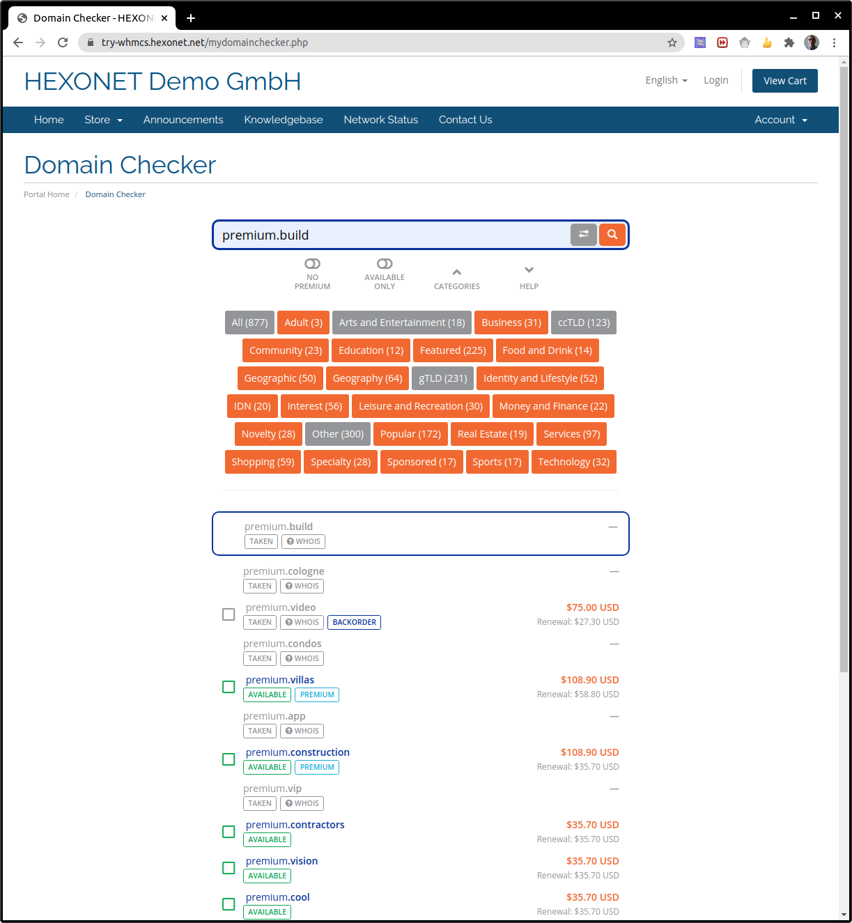 Domain WHOIS Checker - WHMCS Marketplace