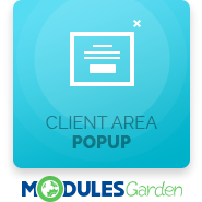 Client Area Popup For WHMCS