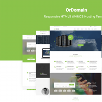 OrDomain | Responsive HTML5 WHMCS Hosting Template