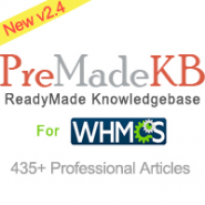 PreMadeKB WHMCS Knowledgebase - Step by Step + Images