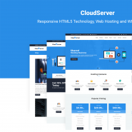 CloudServer | Responsive HTML5 Technology, Web Hosting and WHMCS Template