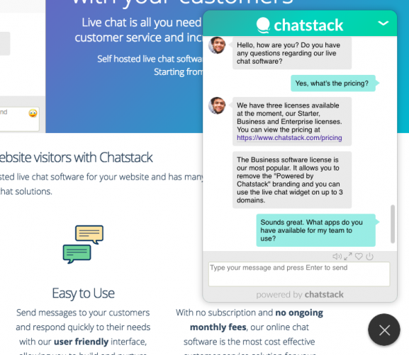 Live chat html5