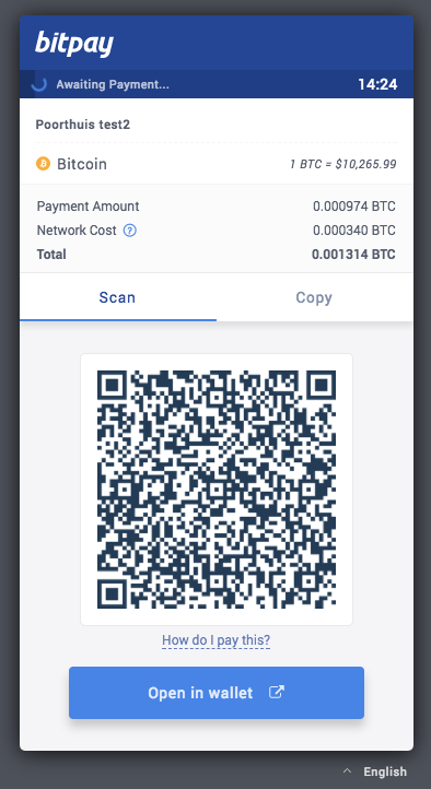 Bitpay paypal