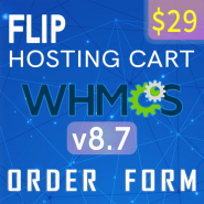 Flip Hosting Cart - WHMCS Order Form Template - One Page Review & Checkout 