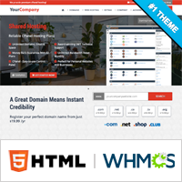 Mono HTML/PHP Template With WHMCS Integration