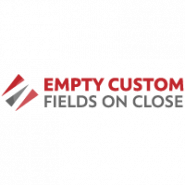 Empty Ticket Custom Fields on Close