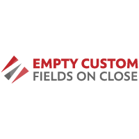 Empty Ticket Custom Fields on Close