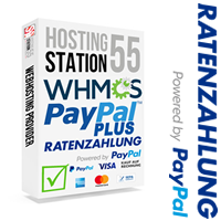 PayPal PLUS für WHMCS - Nutzen Sie alle Zahlungsmöglichkeiten von PayPal PLUS (SEPA Lastschrift, Kreditkarten, PayPal, auch Ratenzahlung)