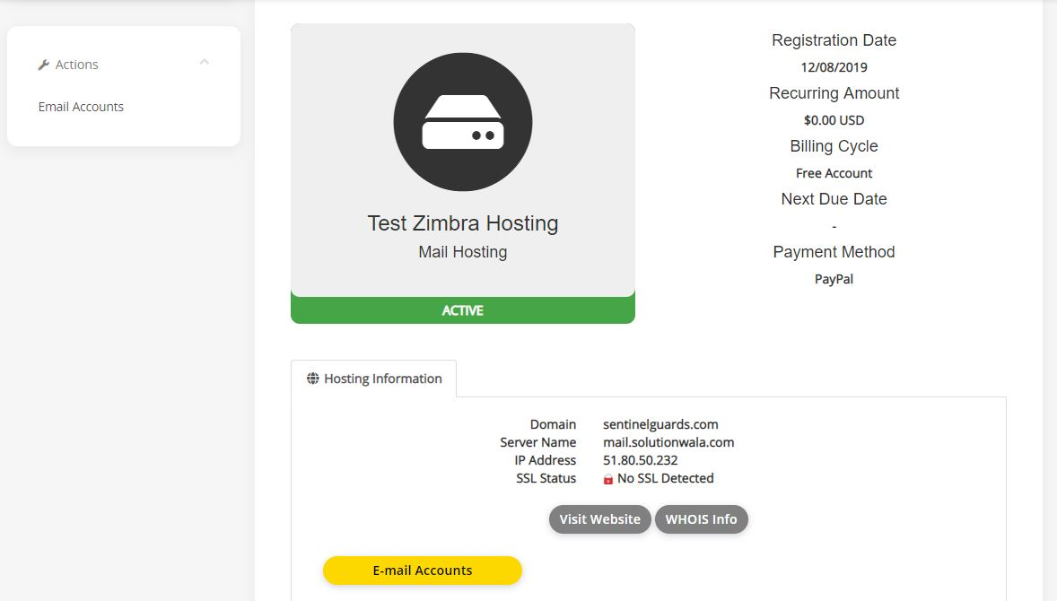 zimbra email free