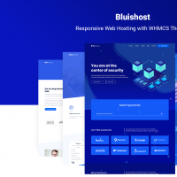 Bluishost - Responsive Web Hosting with WHMCS Themes