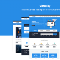 VirtuSky | Responsive Web Hosting and WHMCS WordPress Theme