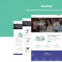 Serviney - Multipurpose Internet Service Provider Template