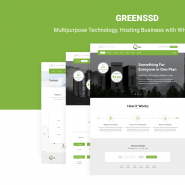 GREENSSD | Multipurpose Technology, Hosting Business with WHMCS Template