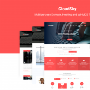 CloudSky | Multipurpose Domain, Hosting and WHMCS Template