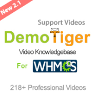 DemoTiger WHMCS Video Knowledge Base – Full HD with Professional Human Voice and Text Instructions.