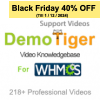 DemoTiger WHMCS Video Knowledgebase - Full HD + HD with Audio & Text Instructions