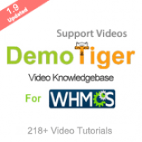 DemoTiger WHMCS Video Knowledge Base – Full HD with Professional Human Voice and Text Instructions.