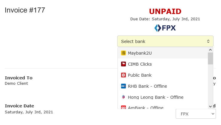 Stripe FPX - WHMCS Marketplace