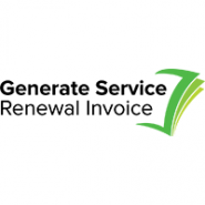 Generate Service Renewal Invoice