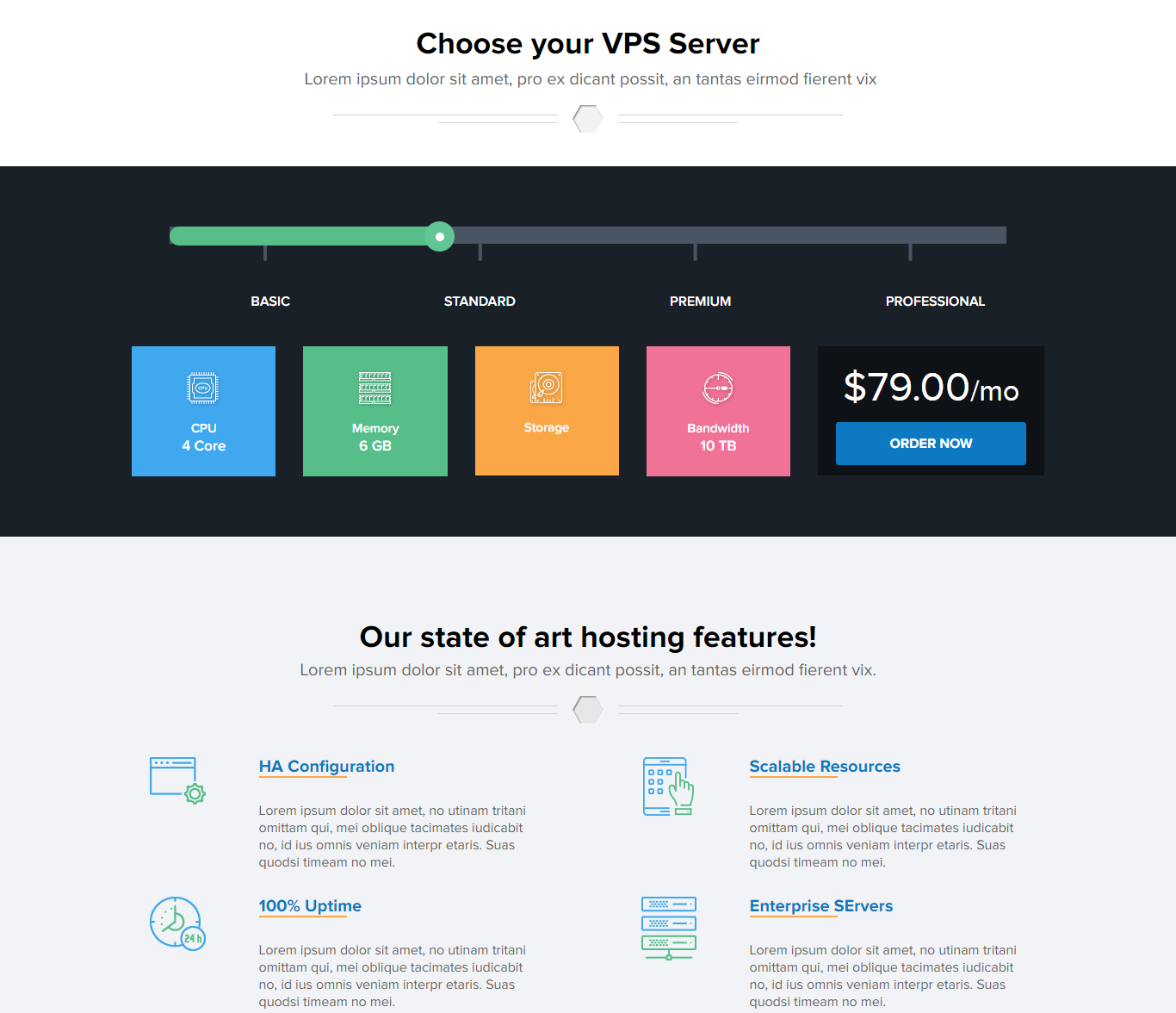 HostingHub Fully Responsive WHMCS Client Area Template WHMCS 