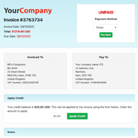 Responsive Invoice & Quote