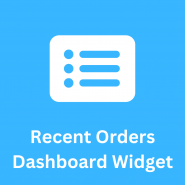 Recent Orders Widget