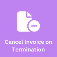 Auto Cancel Invoice on Termination