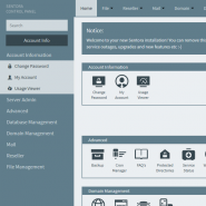 Sentora Control Panel