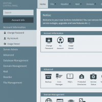 Sentora Control Panel