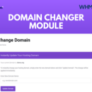 TZ WHMCS Domain Changer