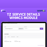 TZ Service Details WHMCS Module