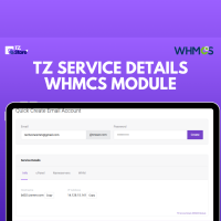 TZ Service Details WHMCS Module