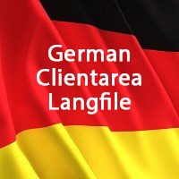 German Langfile for the Clientarea