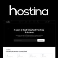 Hostina — Professional WHMCS Template & Custom WHMCS Dashboard, Orderform Checkout (LTR + RTL)