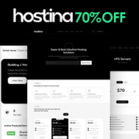 Hostina — Professional WHMCS Template & Custom WHMCS Dashboard, Orderform Checkout (LTR + RTL)