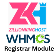 ZILLIONKINGHOST Domain Reseller Module for WHMCS