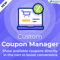 Custom Coupon Manager - Cart Value Rules
