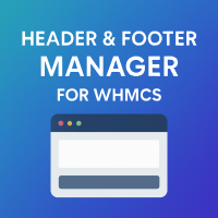 Header & Footer Manager for WHMCS