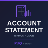 PUQ Account Statement addon