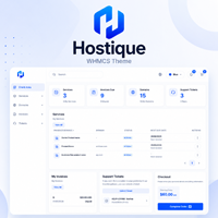 Hostique - Hosting WHMCS Template