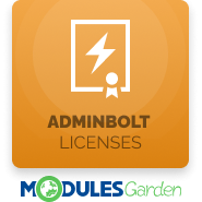 AdminBolt Licenses For WHMCS