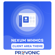 Nexum WHMCS Client Area theme