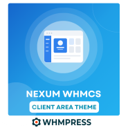 Nexum WHMCS Client Area theme