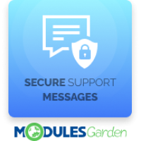 Secure Support Messages For WHMCS