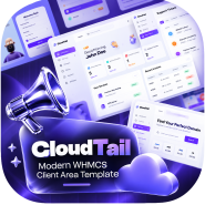 CloudTail WHMCS Client Area Template