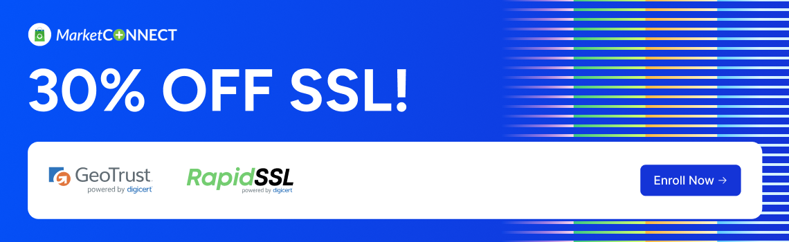30% off SSL Certificates